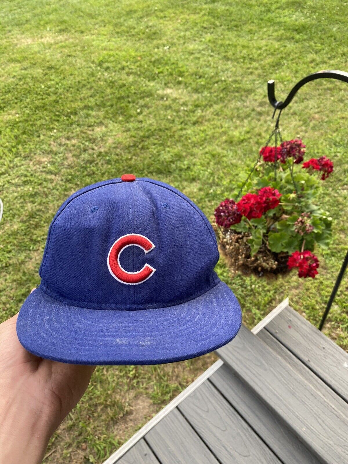 Chicago Cubs New Era 100% Wool Authentic Collection Fitted Hat Cap 6 7/8