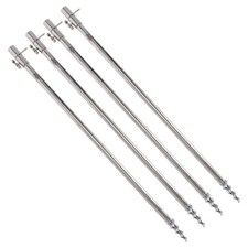 A&N 4 Stück Rutenhalter Bankstick Edelstahl ...