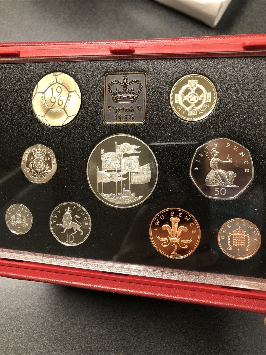 1996 UNITED KINGDOM PROOF COIN COLLECTION IN ORIGINAL PACKAGING