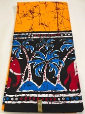 BATIK High Quality African Ankara Wax Print, 100 Cotton, Sell by 6 Yards-