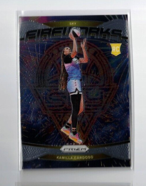 2024 Panini Prizm WNBA - Fireworks Kamilla Cardoso #4 (RC)