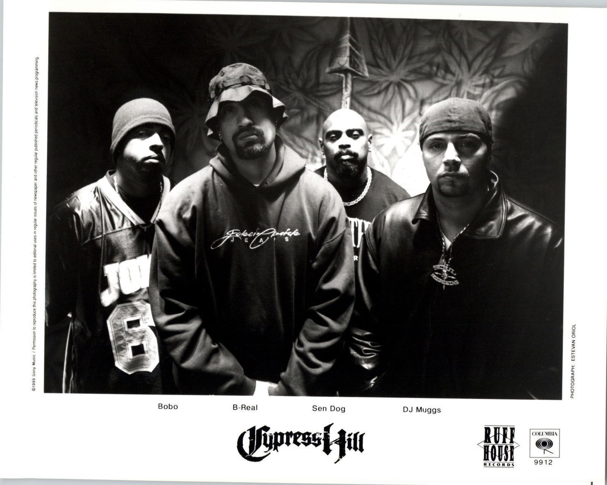 非売品カセット Cypress Hill HIPHOP G-RAP G-LUV RARE Reprint Press Photo Cypress Hill 90's Rap Hip Hop Group B