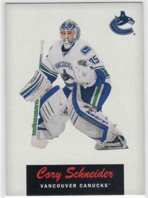 Cory Schneider 12-13 O-Pee-Chee OPC Retro #316 Vancouver Canucks