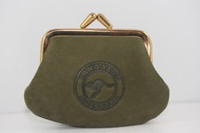 Genuine OUTBACK COLLECTION Kangaroo Leather Framed Coin Purse Green,Brown,Blue