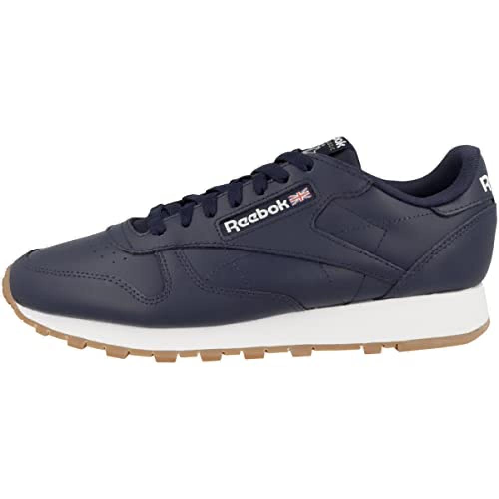 (TG. 43 EU) Reebok Classic Leather, Scarpe da Ginnastica Uomo, Vecnav Ftwwht Rbk