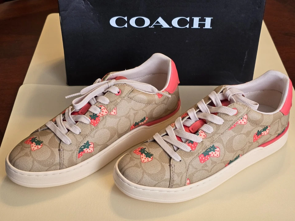 Zapatilla deportiva Coach Clip Berry Low Top Spiced Coral talla 8B para mujer EE. UU. Foto 4 de 4