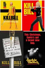 KILL BILL VOL.1 vol. 2 JACKIE BROWN quentin Tarantino Filmplakat movie poster