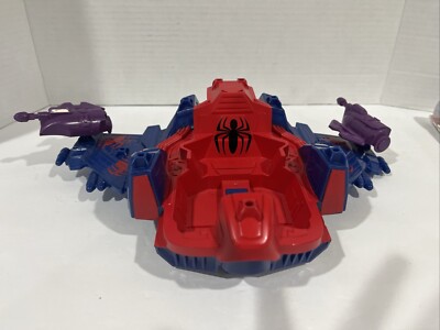 Marvel Hasbro Super Hero Mashers Spiderman Plane Jet Aircraft Sky Crawler