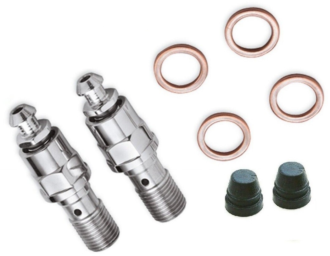 08-23 Front Calipers Brake Harley Davidson Brembo + bleeder screws and Washers