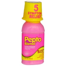 Pepto-Bismol Liquid Original - 4 oz, Pack of 5