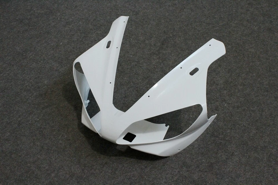 Carenado superior delantero blanco sin pintar capucha nariz apto para Yamaha YZF R1 2000-2001 Foto 3 de 4