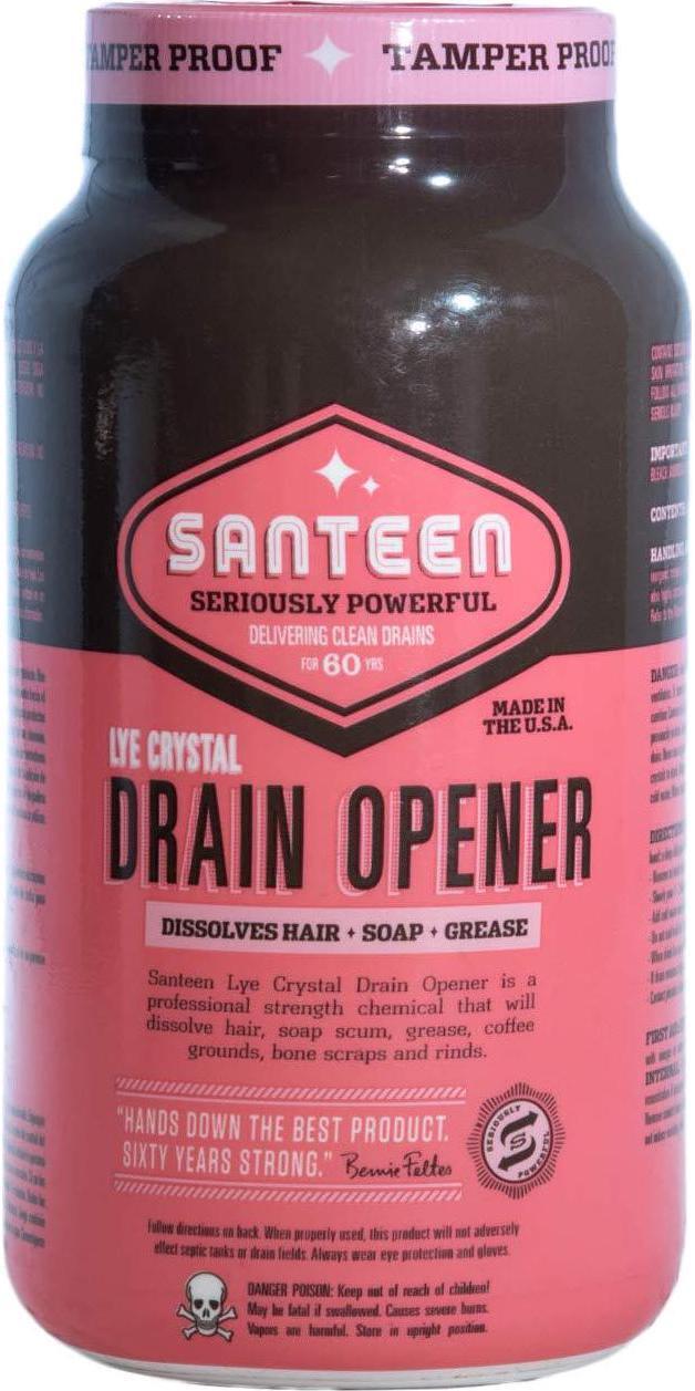 Santeen Lye Crystal Drain Opener 1lb 8006 for sale online eBay