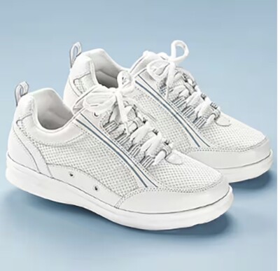 Bell+Horn Women's Hayward Size 13W White Diabetic Sneakers