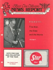 BCCA BREWERIANA BEER CAN COLLECTOR MAGAZINE JULY AUG 81 ABA NABA STAR PICKETT
