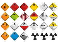 Komplett Set 1:32 Aufkleber WARNHINWEISE SCHUCO LKW DECAL - RC STICKER 088