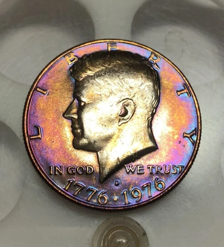 1976-D Kennedy Half Dollar — photo from the most recent tracked eBay sale