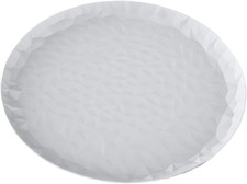 CR03/40 W Joy N. 3 Vassoio Rotondo, Acciaio Colorato Con Resina Epossidica, Milk