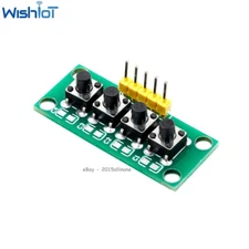30PCS DIY 1x4 4 Independent Key Button Keypad Keyboard Module Mcu for Arduino