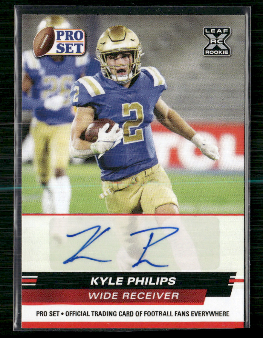 Kyle Philips 2022 Leaf Pro Set Red Auto