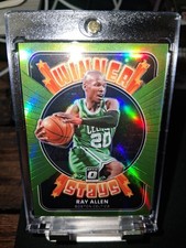2021 Panini Optic Winner Stays Ray Allen Green /149 Boston Celtics