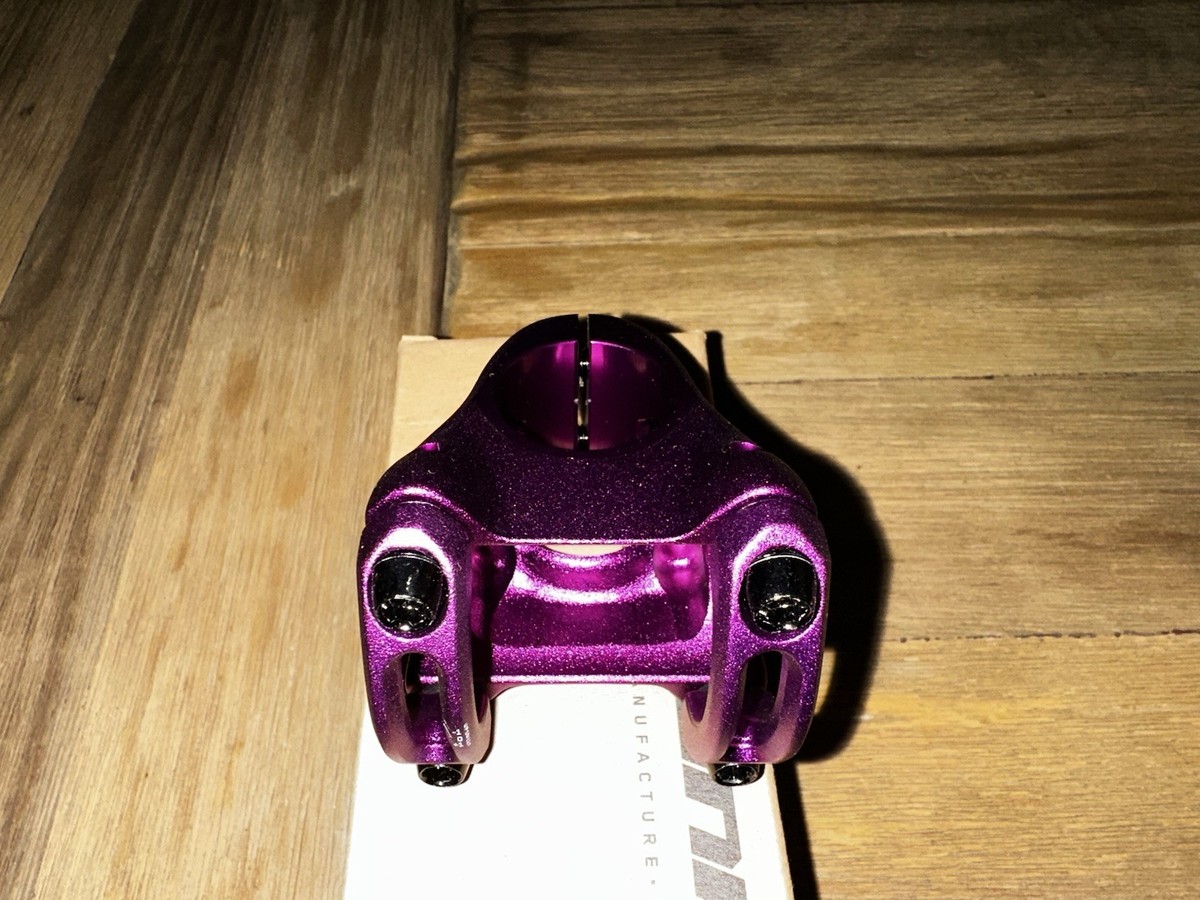 Spank Split Stem 33mm Mountain Bike Stem Purple Anodized 31.8mm