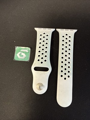 Apple Watch Nike Sport Band 38mm (40/41) Genuine OEM Pure Platinum White S/M *B*