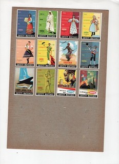 2x Streichholz Etiketten SABENA Belgien Flugreisen Länder Vintage Sammlung
