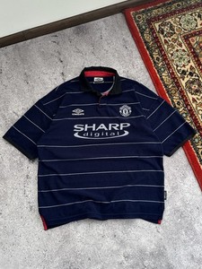 Maillot vintage Umbro Manchester United Extérieur 1999/00