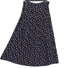 Vintage Talbots Skirt Floral Cottage Dark Academia Boho Prairie Fairy Midi 10
