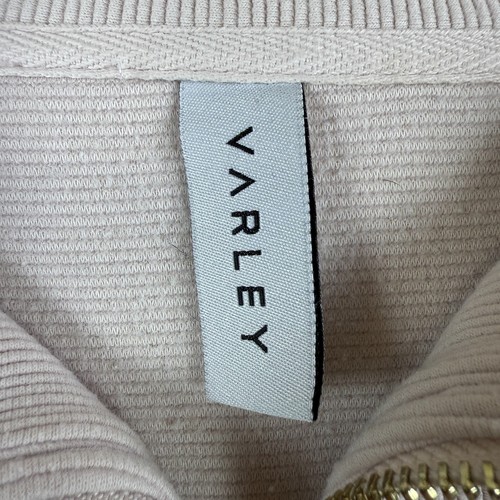 Varley Women's Vine Half Zip Pullover Sweater Pink Size M Ribbed Sweatshirt - Picture 4 of 7