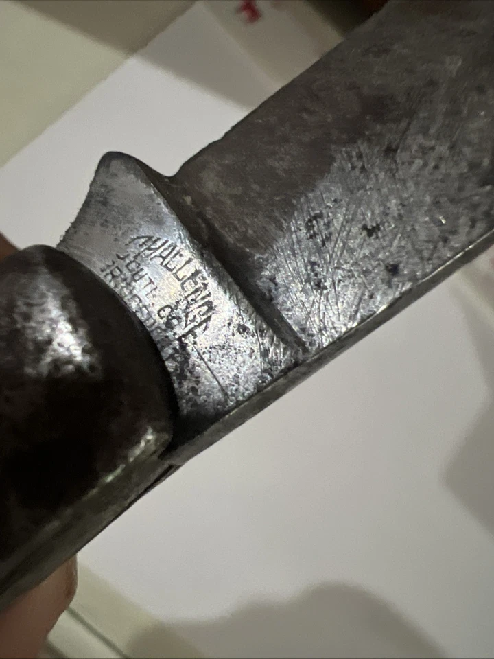 vintage hawk bill Challenger Cuttery Company USA, Single Blade, Wooden Handle - Image 4 of 4
