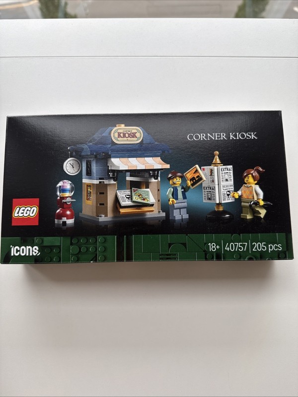 LEGO Icons 40757 Corner Kiosk GWP Promo NEW Sealed Retired
