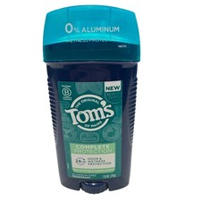 Tom's of Maine Complete Protection Deodorant Eucalyptus Sandalwood 2.6oz Aluminu