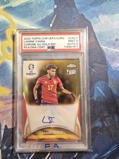 2024 Topps Chrome Uefa Euro - Autographs Lamine Yamal #CA-LY Rookie  /50