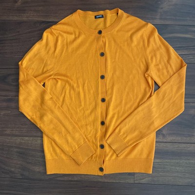 JIL SANDER Navy Cardigan Orange
