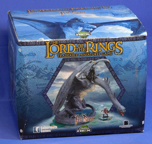 LORD OF THE RINGS COMBAT HEX FELL BEAST, NAZGUL & EOWYN MINIATURES GAME 2005