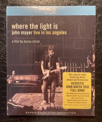Where The Light Is JOHN MAYER LIVE IN LOS ANGELES STEVE JORDAN NEW Blue-Ray /CDs