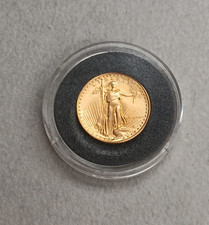 Gold 1/10 oz American 3.4g pure Gold Eagle Coin TP-0770 5946.25 per troy oz