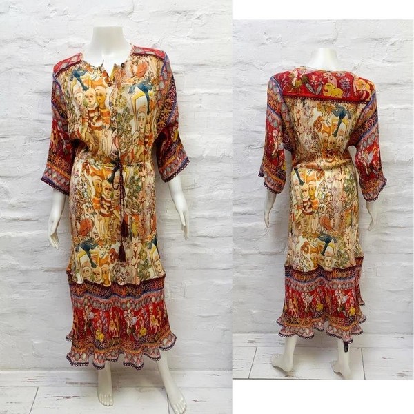 Damen Marni Kleid Rot Baumwolle 36 / S / 44