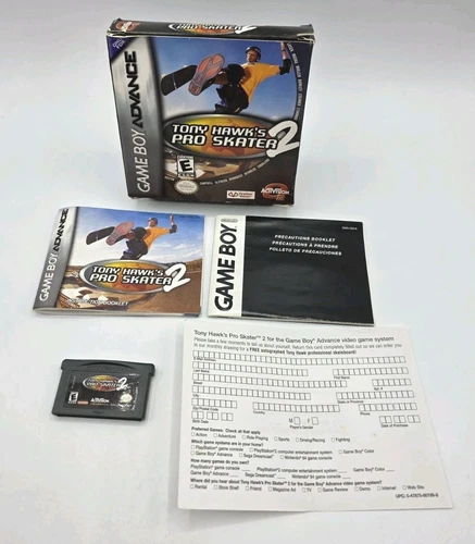 Tony Hawk's Pro Skater 2 Nintendo Game Boy Advance Complete Tested Works