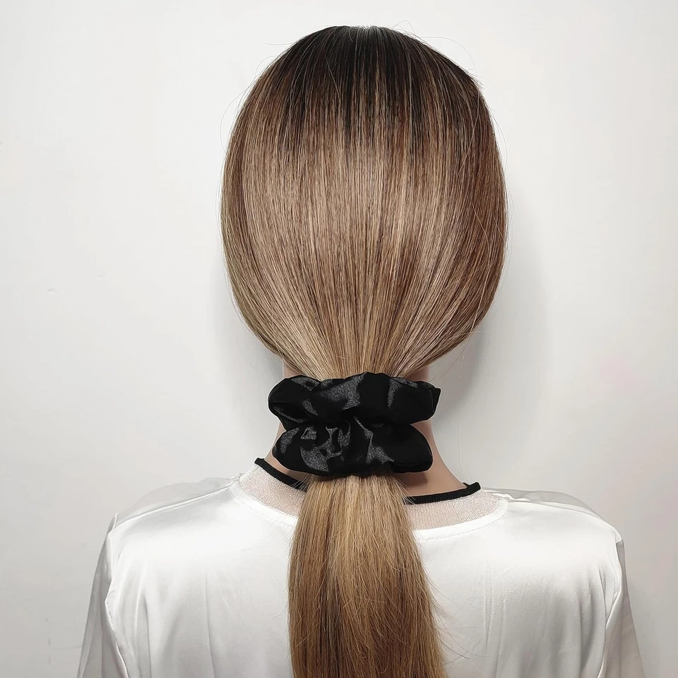 12 Pcs Satin Silk Scrunchies Soft Hair Ties Fashion Hair Bands Hair Bow Ropes El - Image 2 of 4