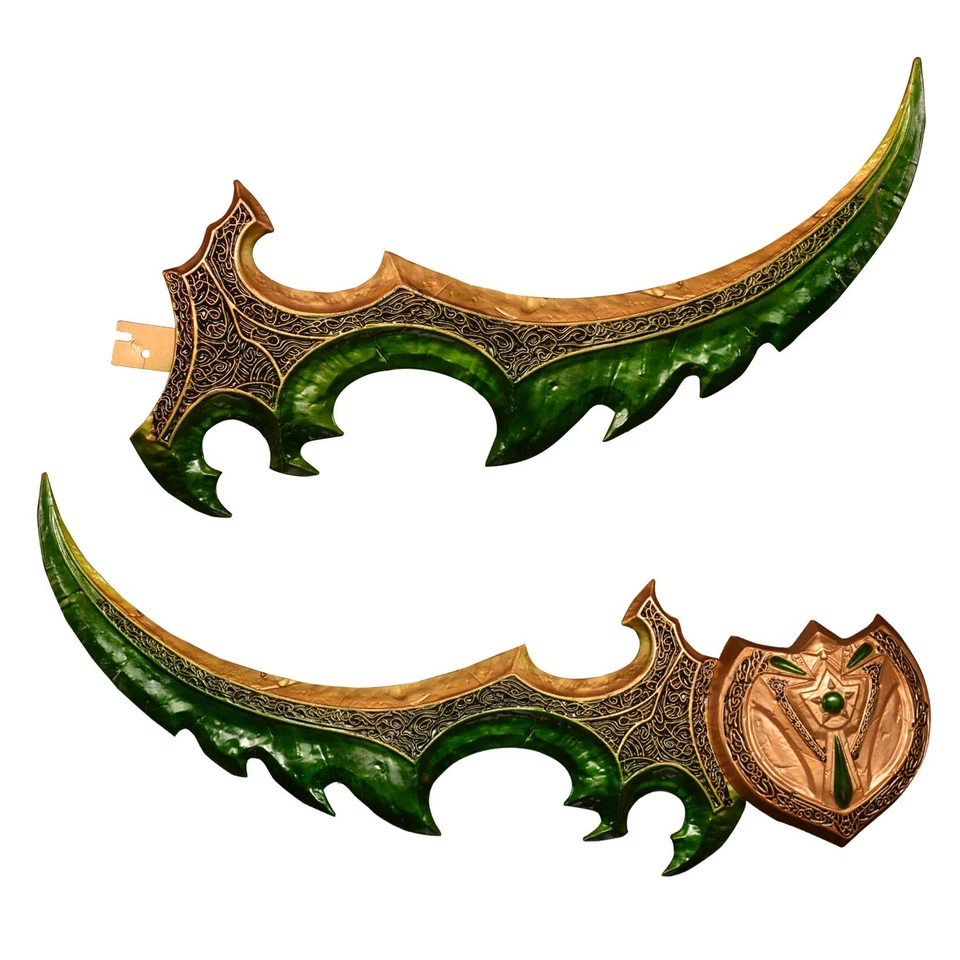 Warglaive of Azzinoth - Accesorios Cosplay Colección Decoración Acero Inoxidable Foto 3 de 4