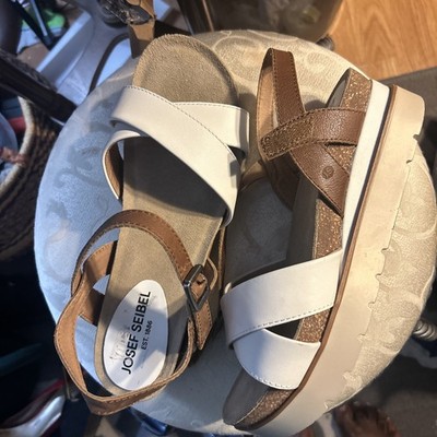 Josef Seidel White Sandals 42