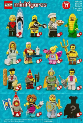 LEGO 71018 Minifigures Series 17   Complete Set of 16 | NEW & SEALED