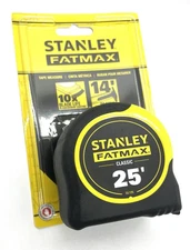 STANLEY FATMAX 25' TAPE MEASURE #33-725  1 1/4"X25FT  FATMAX  BRAND NEW 6123012