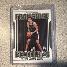 2023-24 Panini Donruss Franchise Features Victor Wembanyama Rookie #29 Spurs