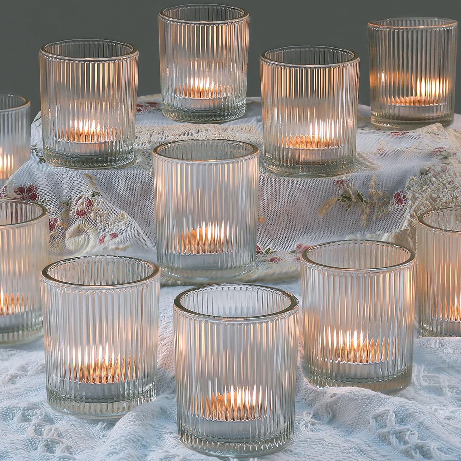 S Bulk, Clear Tealight Holder For