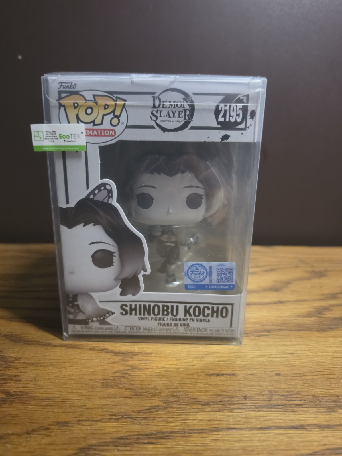 Funko Pop! Vinilo: Demon Slayer: exclusivo de Shinobu Koch #2195 envíos con protector