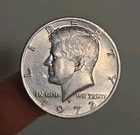 1972 D half dollar - Mint Error Coin! No FG Under Right Leg