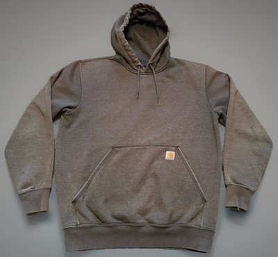 Carhartt Rain Defender Hoodie Mens Medium Blackish- Original Fit- Pigment Dyed